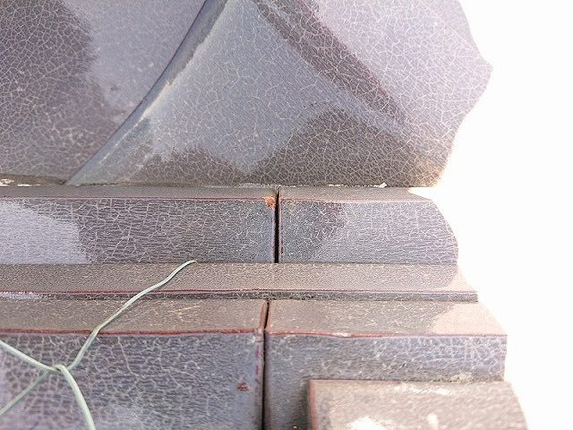 のし瓦継ぎ目の隙間